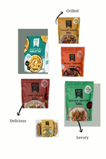 The Amee Jee Mixed Grill Box contents