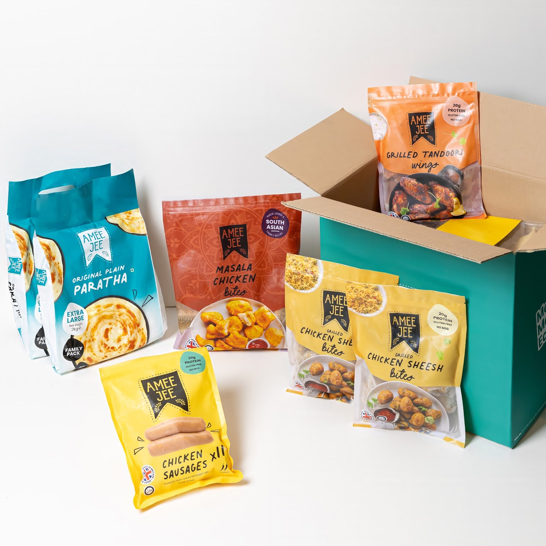 The Amee Jee Chicken Box contents