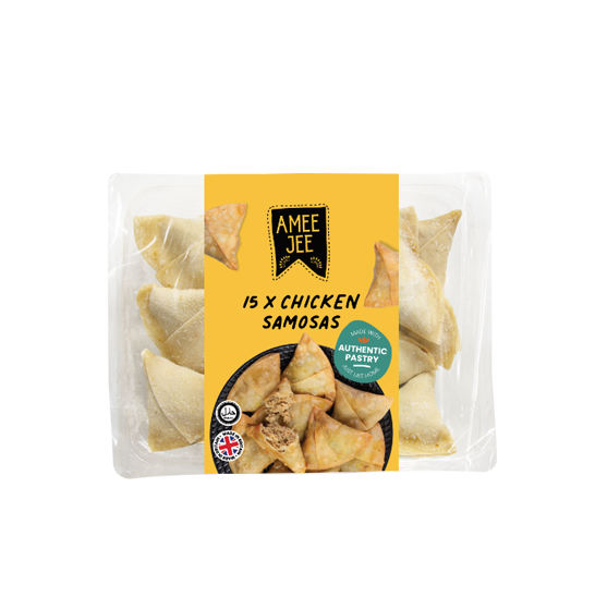 15 Halal Chicken Samosas – Amee Jee Pastry Snack