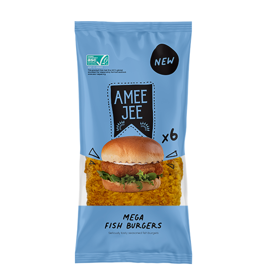 6 Mega Fish Burgers