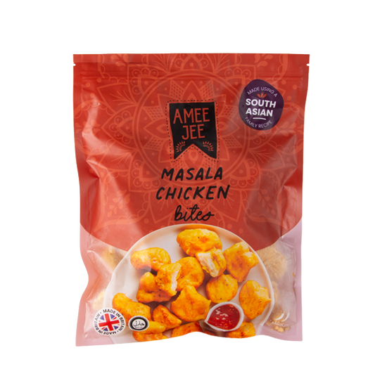 Masala Chicken Bites (700g) – Amee Jee Crispy Chicken Snacks