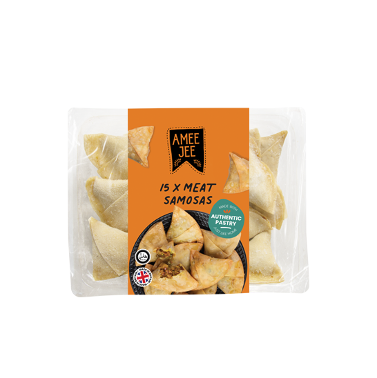 15 Halal Meat Samosas – Amee Jee Pastry Snack