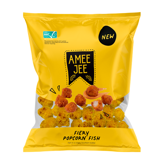 Fiery Popcorn Fish (650g) – Amee Jee Crispy Seafood Bites